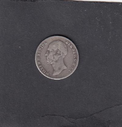 Beschrijving: 1/2 Gulden WILLEM II 